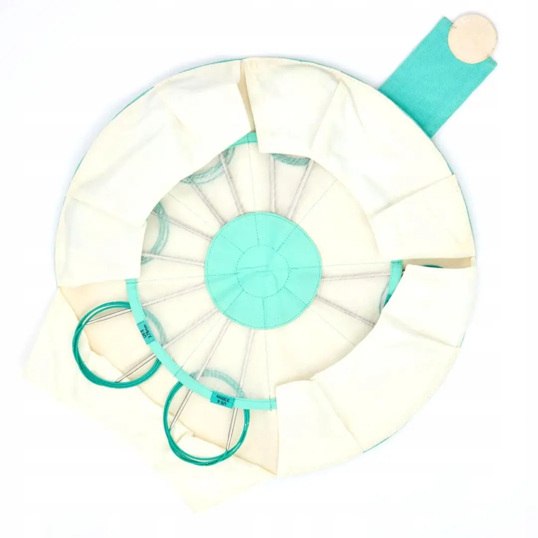 Merkloos Breiset: 13cm Stalen Rondbreinaalden met Kabel, 2.25-5.0mm