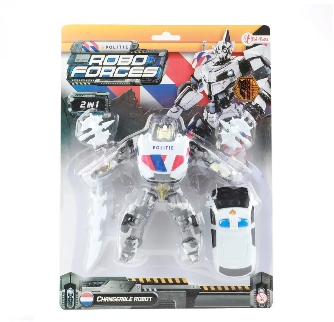 Toi-Toys Roboforces Veranderrobot Politieauto 30150A - Multi - afbeelding 2 van 6