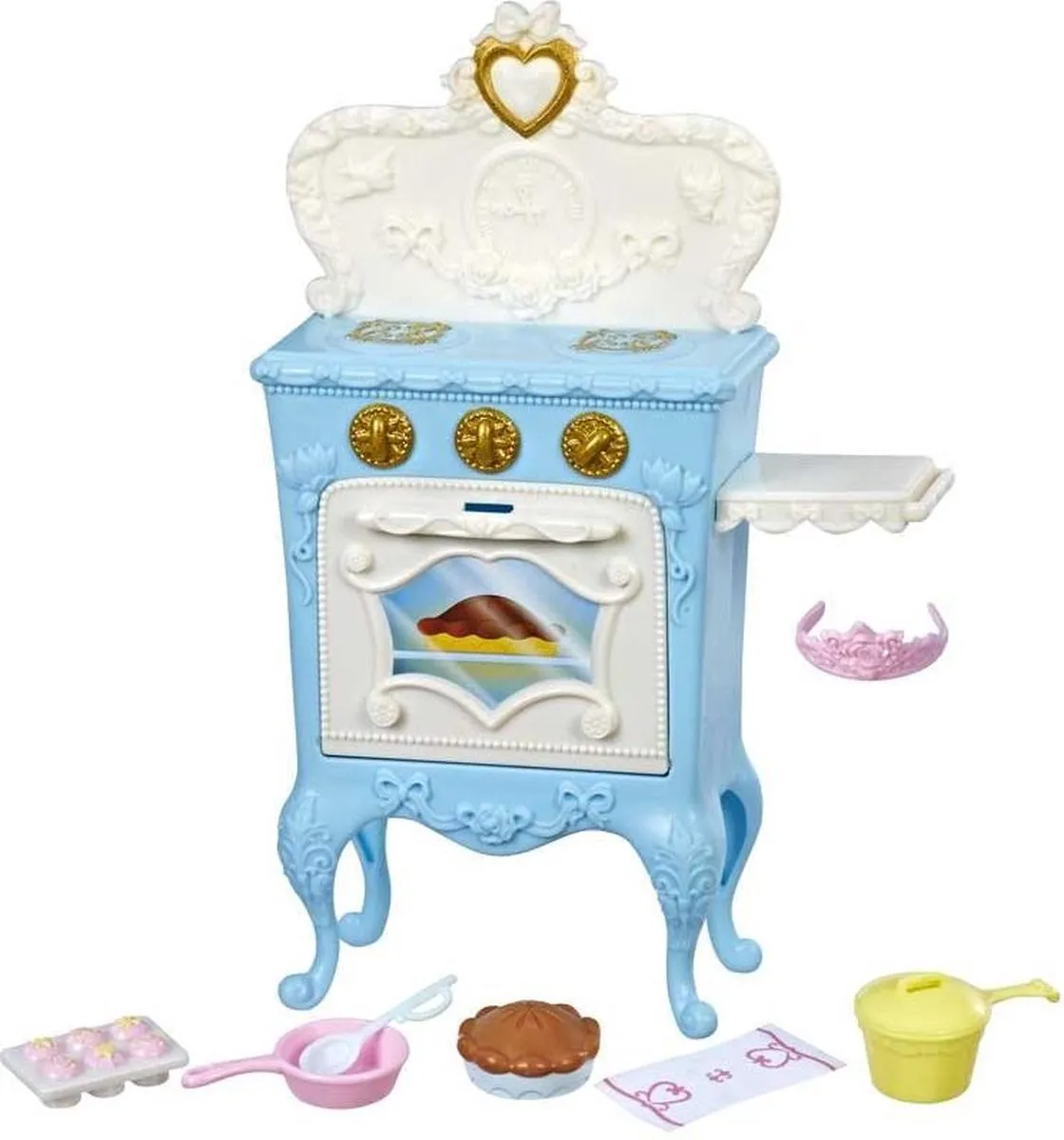 Hasbro Disney Princess Poppenhuis Keuken - Blauw/Wit