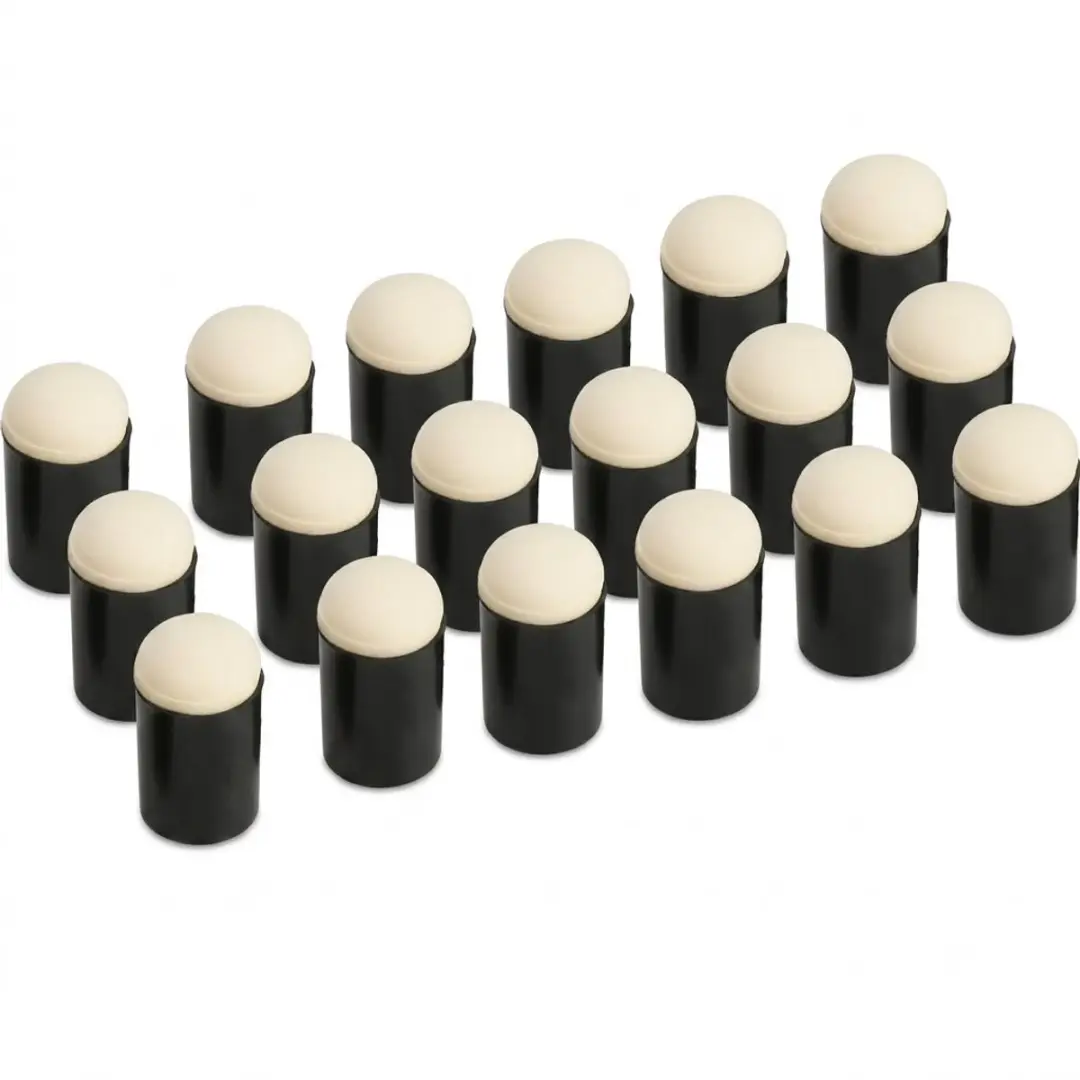 Zwart wit doezelaars set 20 stuks spons doezelaars voor tekenen en schetsen met