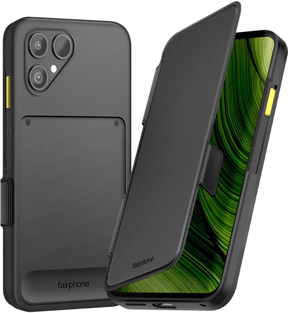Fairphone 6 Flip Case Horizon Zwart - F6FLIP-1ZW-WW1