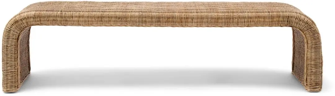 Riviera Maison Santos Rattan Bank - Multifunctioneel - Natural - afbeelding 6 van 6