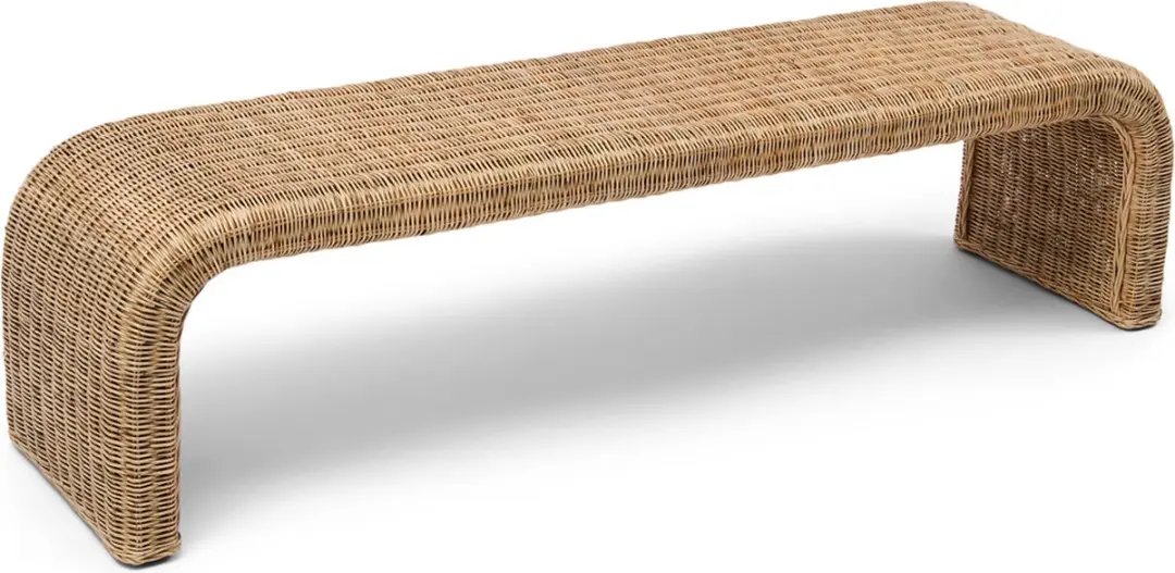 Riviera Maison Santos Rattan Bank - Multifunctioneel - Natural - afbeelding 5 van 6