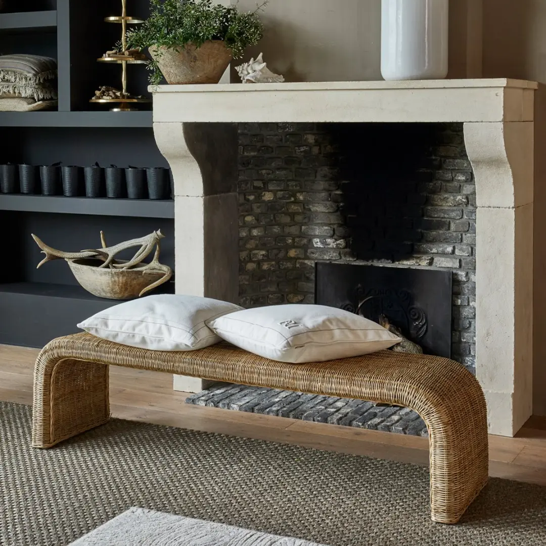 Riviera Maison Santos Rattan Bank - Multifunctioneel - Natural - afbeelding 4 van 6