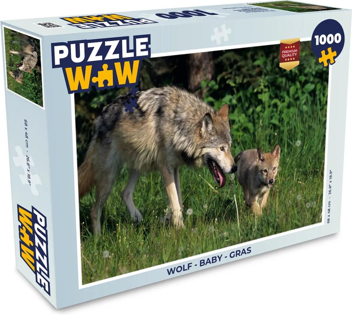 PuzzleWow Baby Gras Legpuzzel 1000 Stuks