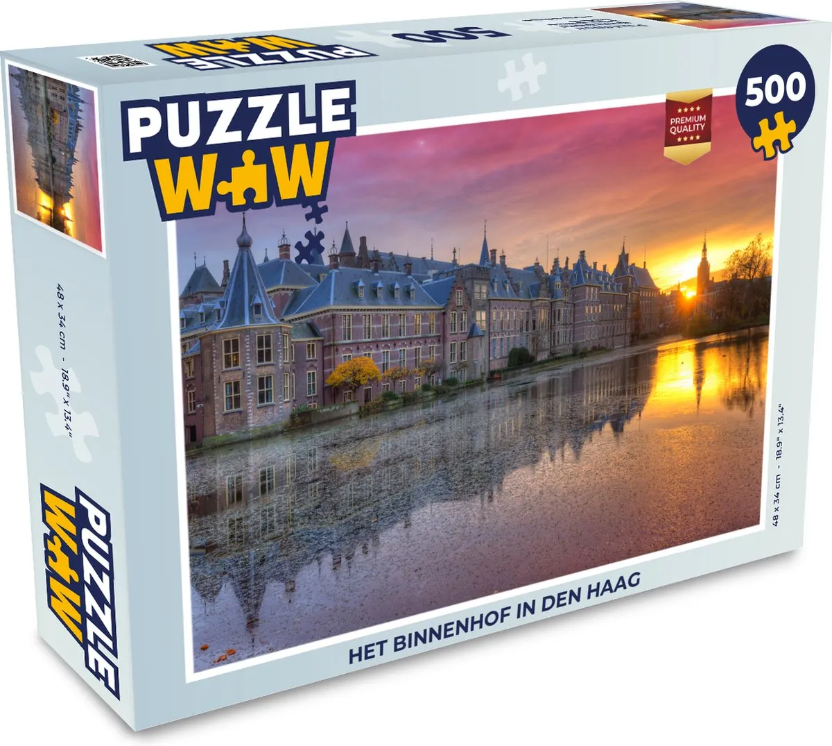 PuzzleWow Het Binnenhof Den Haag Legpuzzel 500 Stuks
