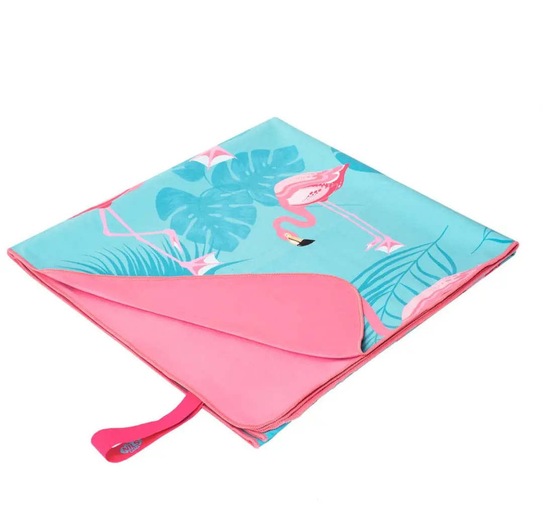 Nils Camp Microvezel Strandlaken 160x80cm - Bloemen - afbeelding 5 van 6