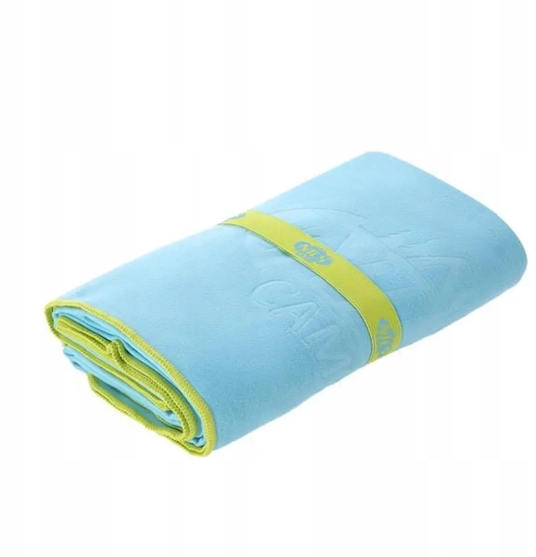 Nils Camp NCR12 Microvezel Strandlaken 180x100cm - Lichtblauw - afbeelding 4 van 6