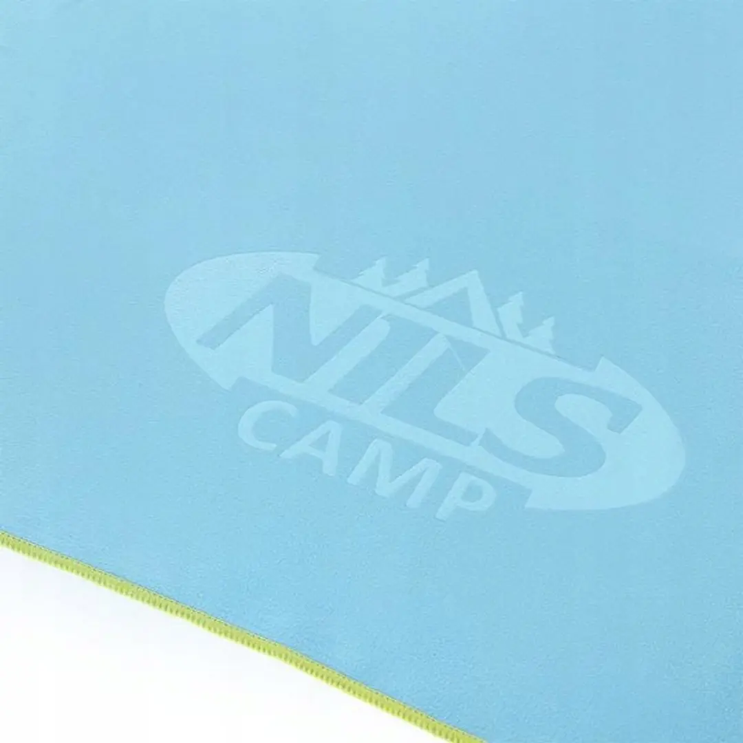 Nils Camp NCR12 Microvezel Strandlaken 180x100cm - Lichtblauw - afbeelding 3 van 6