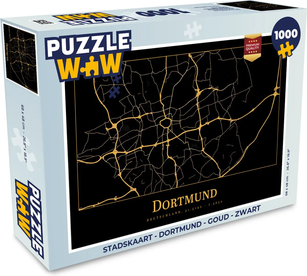 PuzzleWow Dortmund Legpuzzel 1000 Stuks