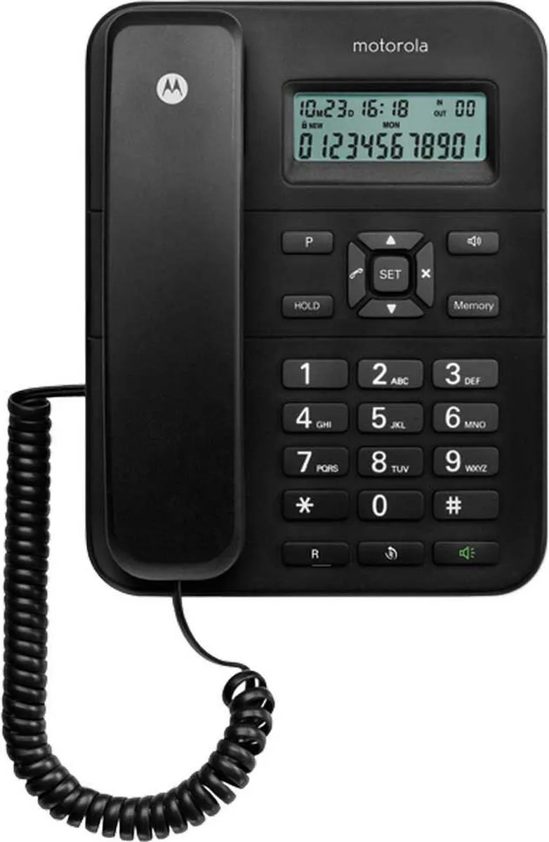 Motorola CT202 Vaste Telefoon - Zwart