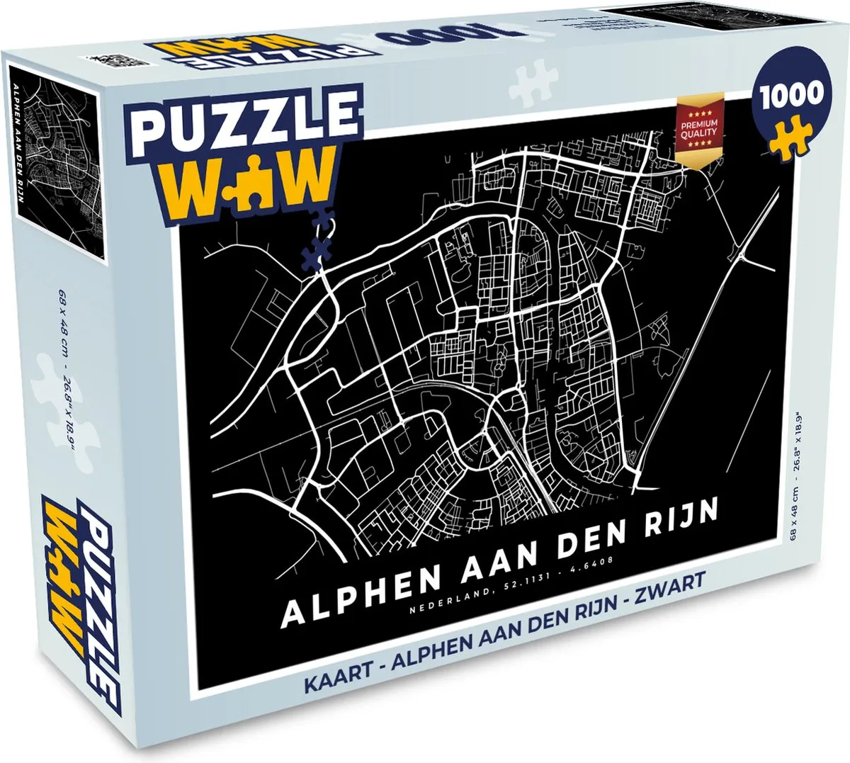 PuzzleWow Legpuzzel Alphen aan den Rijn 1000 Stuks