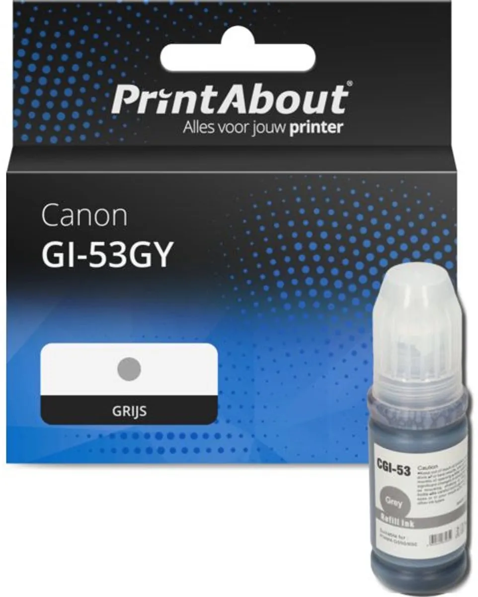 PrintAbout GI-53GY Inktcartridge Grijs
