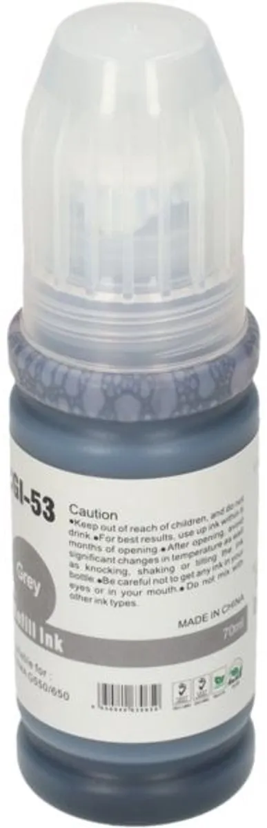 PrintAbout GI-53GY Inktcartridge Grijs - 70ml - o.a. Canon PIXMA G7040