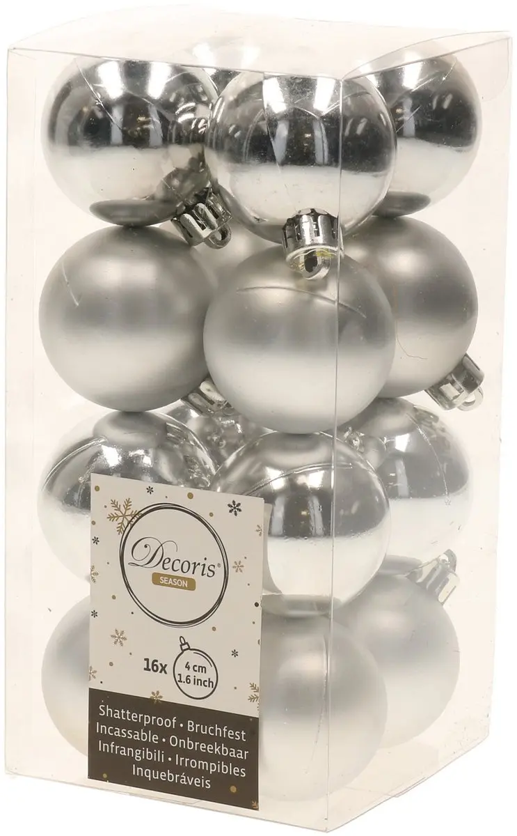 Decoris kleine kerstballen