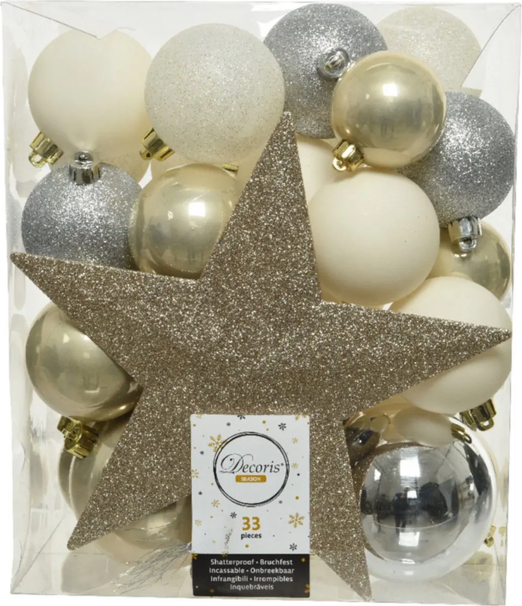Decoris kerstballen set