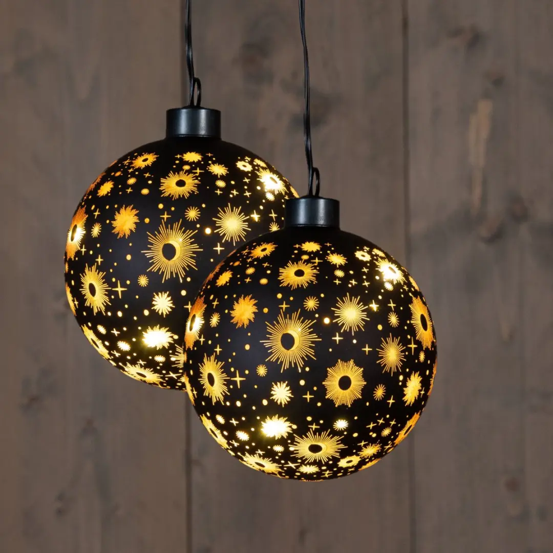 Anna Collection verlichte kerstballen