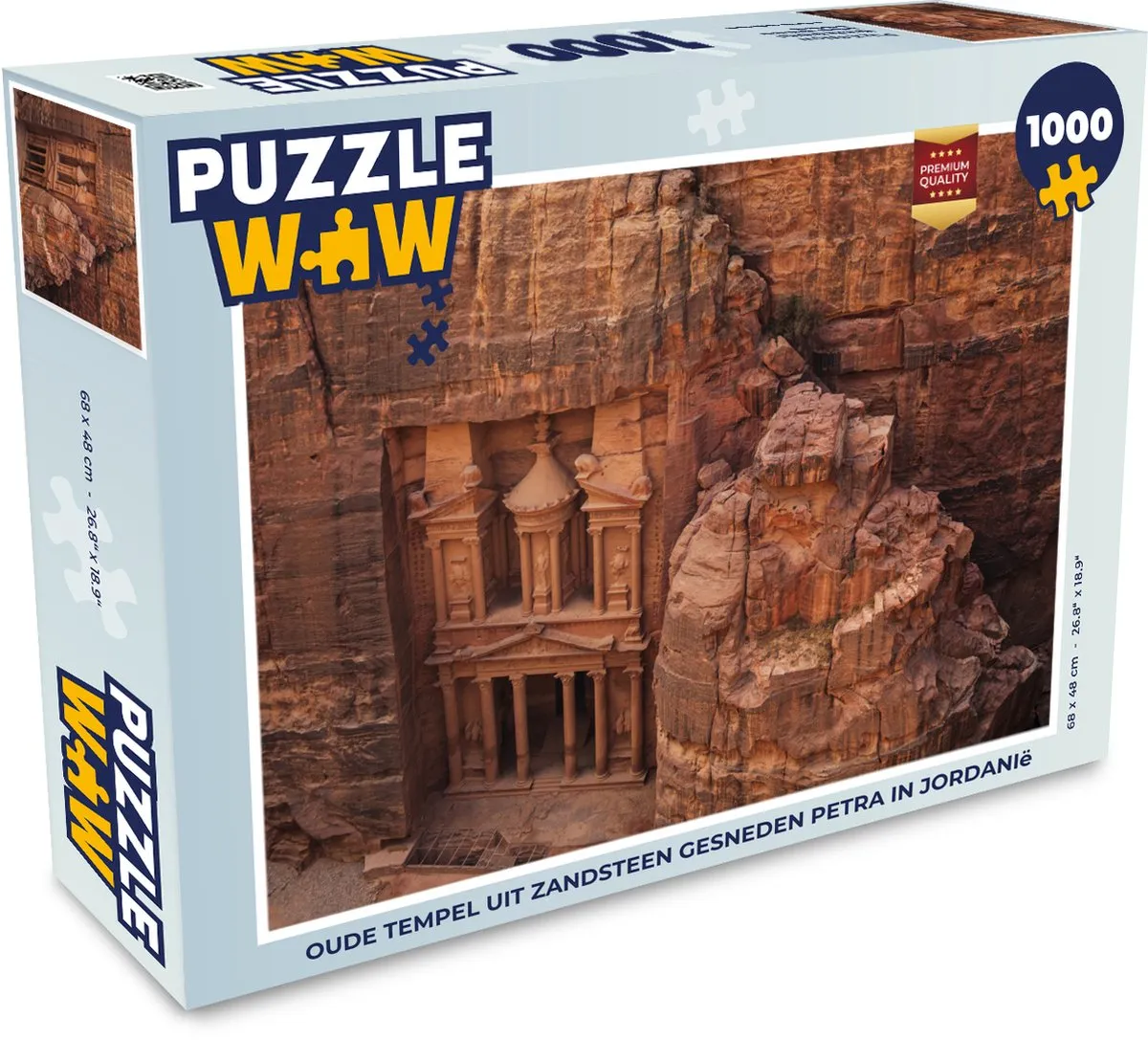 PuzzleWow Petra Zandsteen Legpuzzel 1000 Stuks - Multicolor