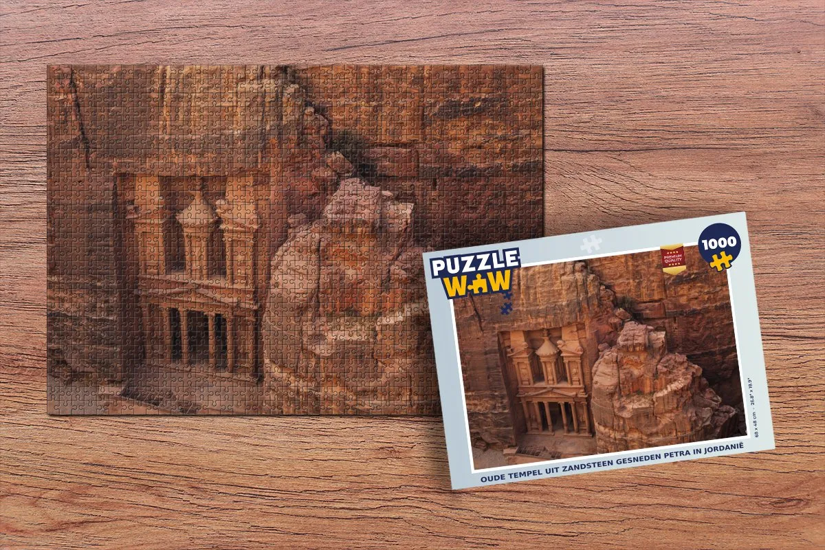 PuzzleWow Petra Zandsteen Legpuzzel 1000 Stuks - Multicolor