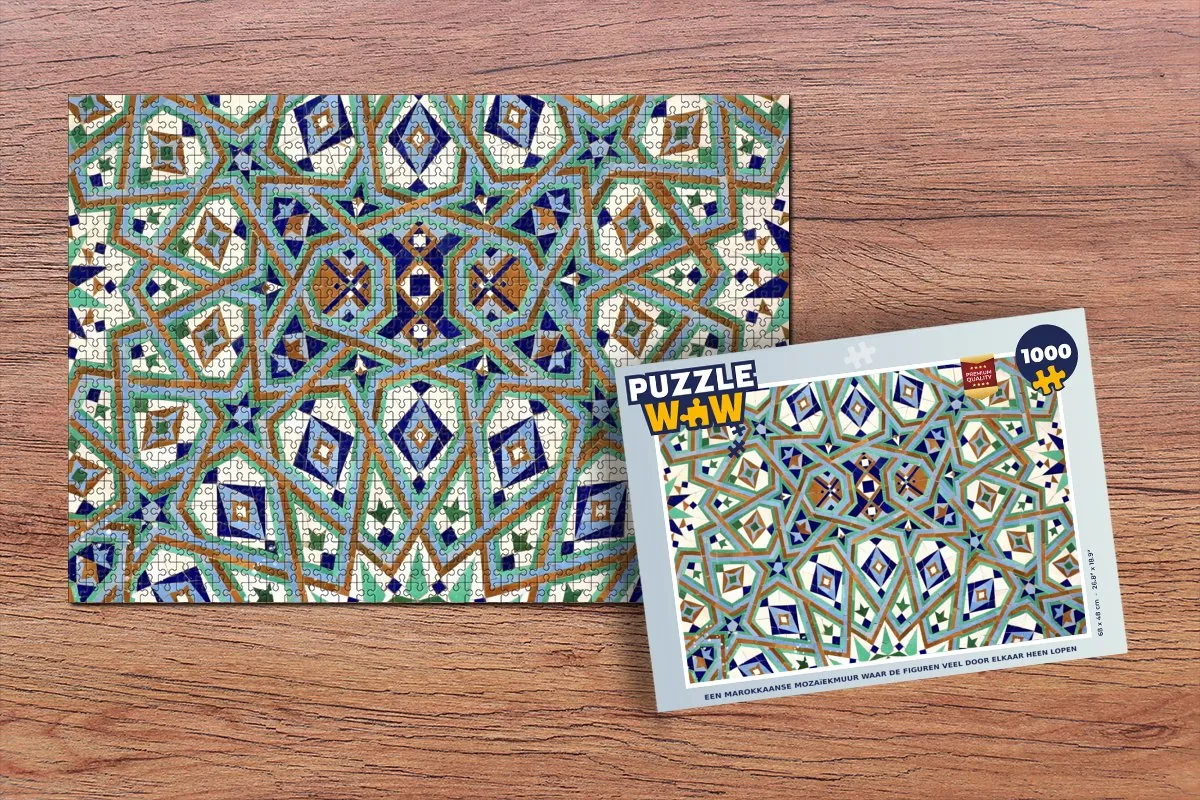 PuzzleWow Legpuzzel 1000 Stuks Multicolor