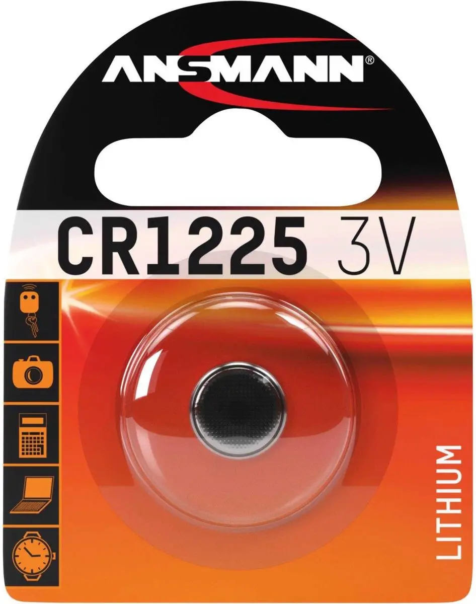 Ansmann Knoopcel CR1225 Lithium - 10mAh - afbeelding 2 van 4