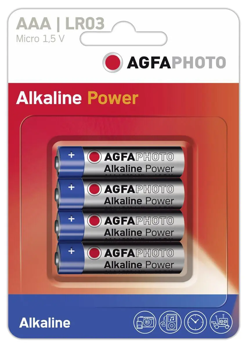 AgfaPhoto AAA Batterijen - 4 Stuks - afbeelding 4 van 4
