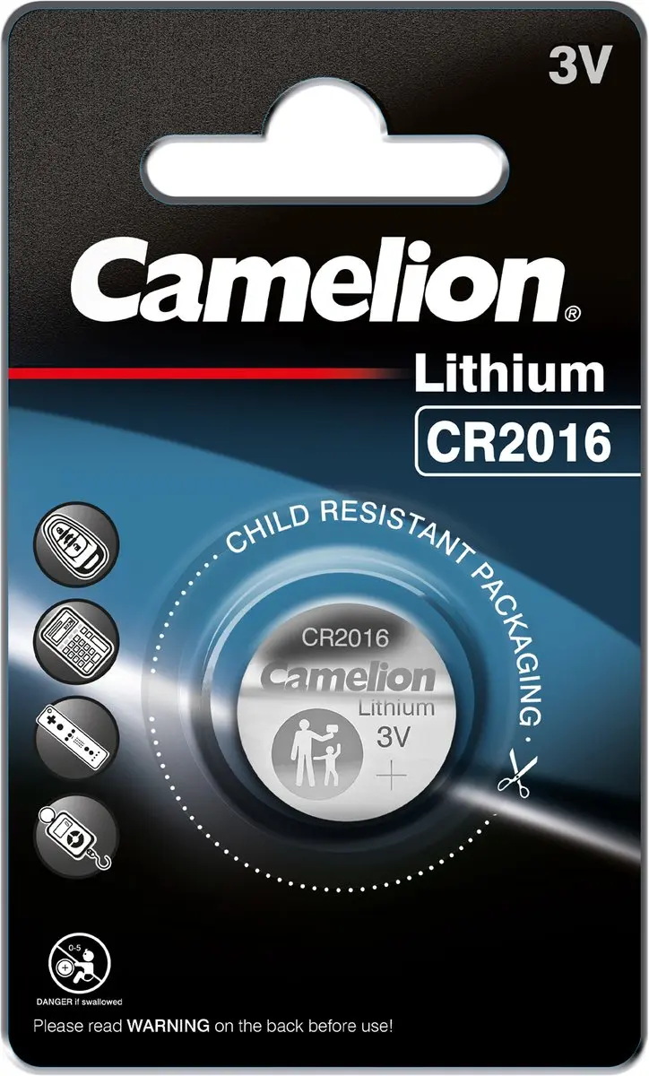 Camelion CR2016 Knoopcelbatterij 3V 75mAh