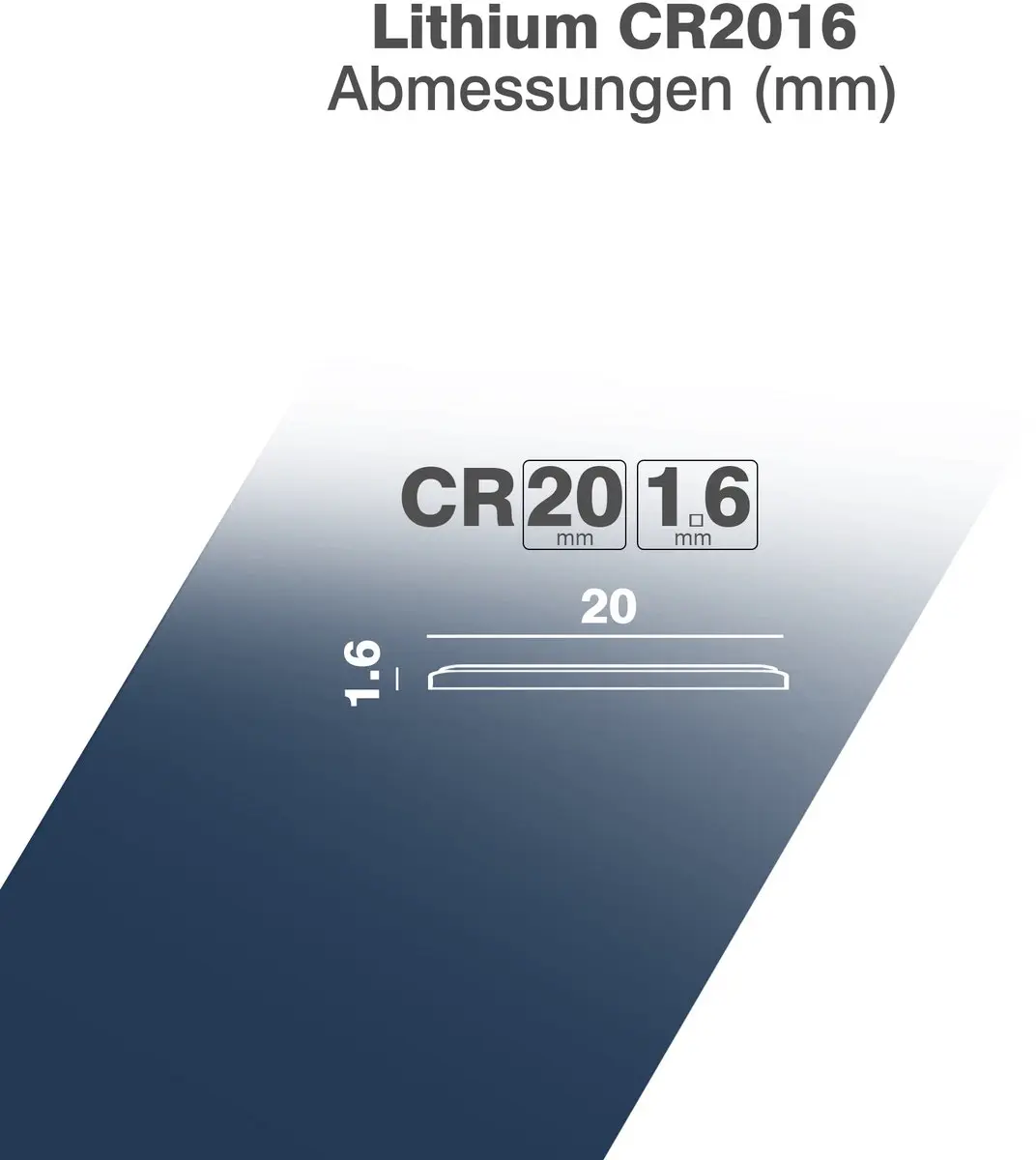 Camelion CR2016 Knoopcelbatterij 3V 75mAh - afbeelding 3 van 6