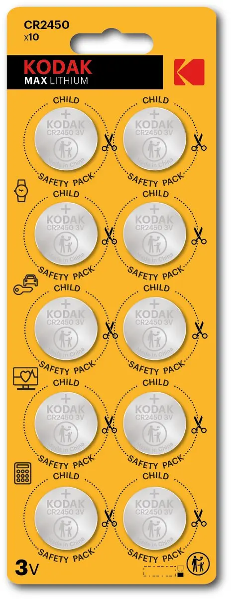 KOdak CR2450 Knoopcel 10 pack