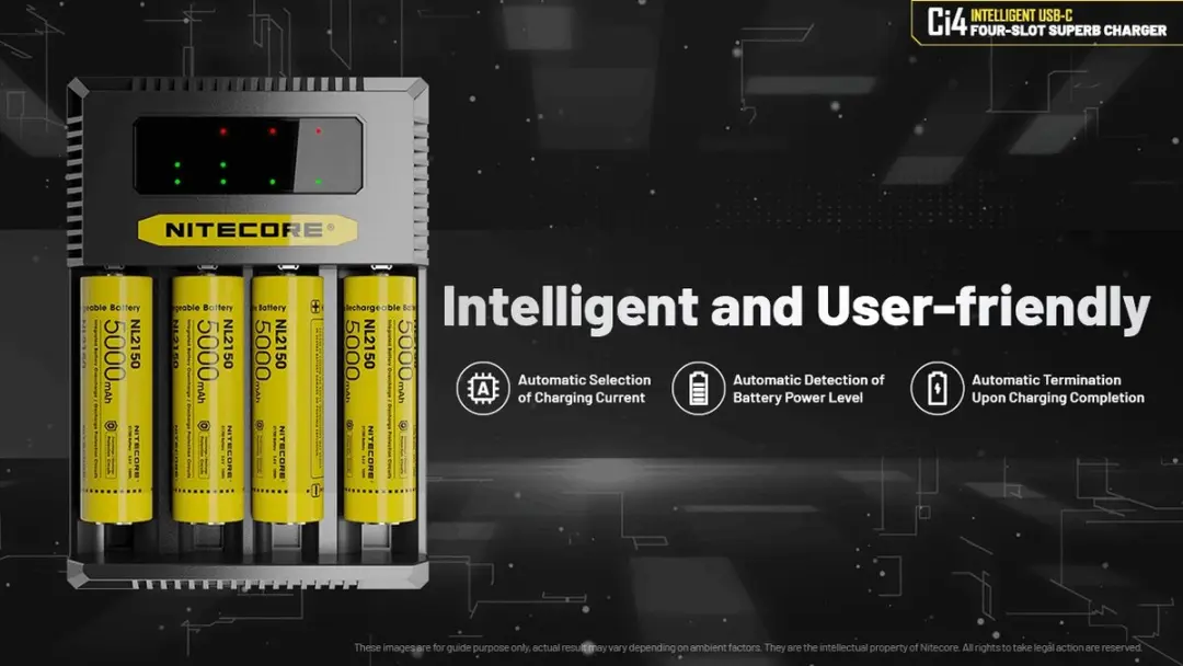Nitecore Ci4 USB-C Oplader 3000mAh - afbeelding 2 van 5