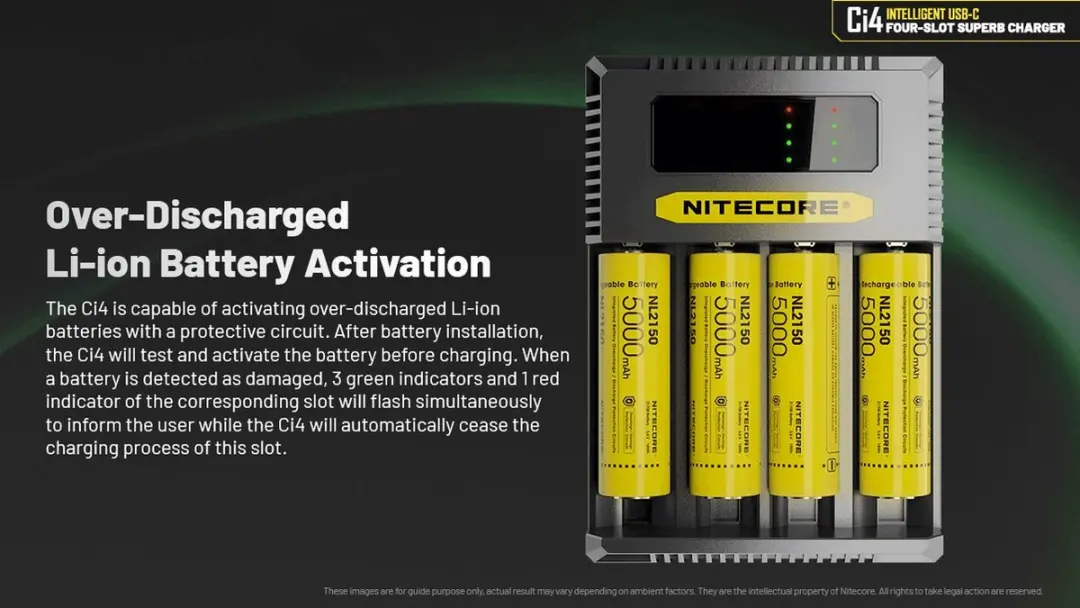 Nitecore Ci4 USB-C Oplader 3000mAh - afbeelding 3 van 5