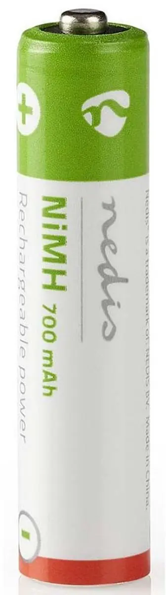 Nedis AAA Oplaadbare NiMH Batterij 700mAh - 4 Stuks - afbeelding 5 van 6
