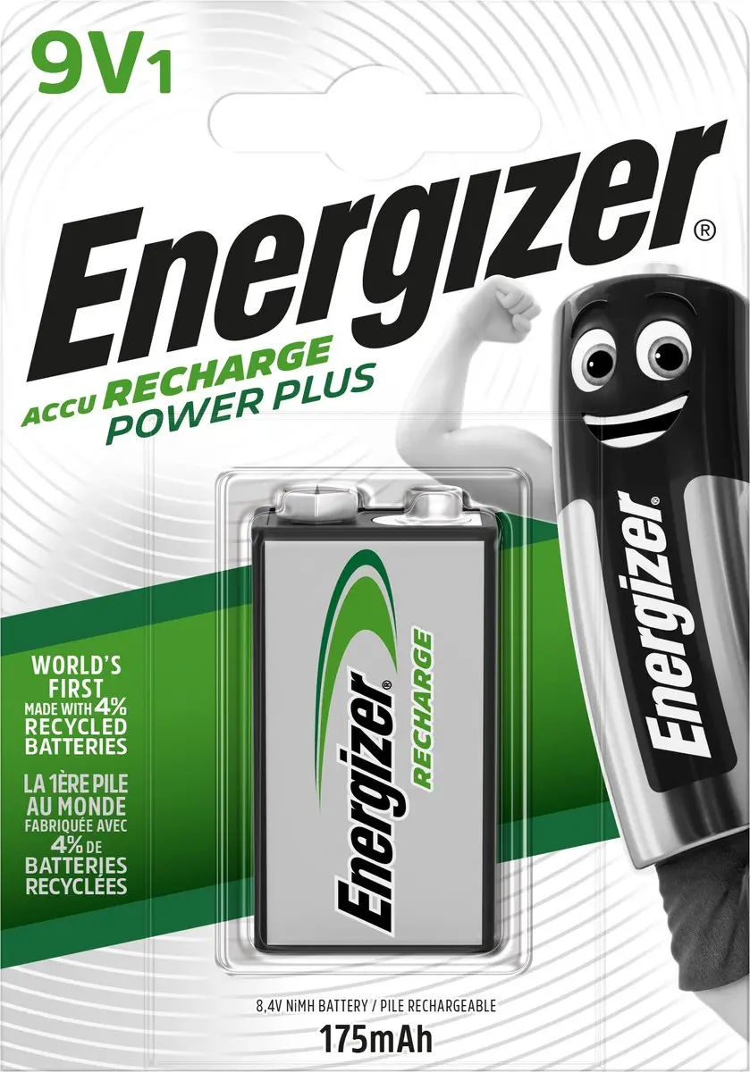 Energizer 9V ENRPP3P1 Accu - 175mAh - afbeelding 2 van 6