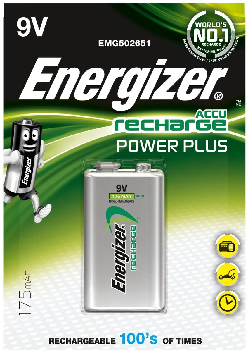 Energizer 9V ENRPP3P1 Accu