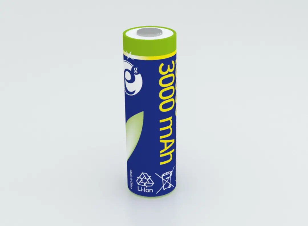 Gembird EG-BA-18650-10C/3000 Oplaadbare Li-ion Batterij 3000mAh - afbeelding 4 van 5