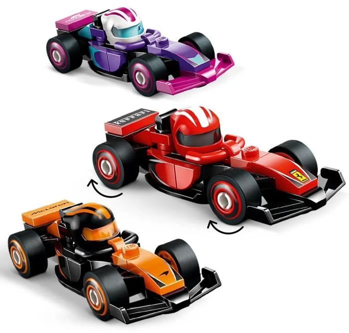LEGO 71049 Verzamelbare F1-auto's - 36 Minifiguren - afbeelding 3 van 6