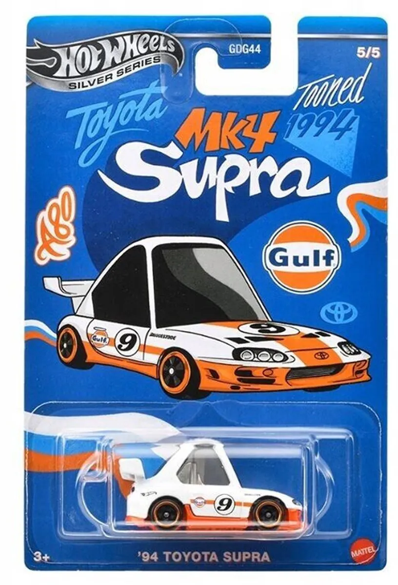 Hot Wheels '94 Toyota Supra Gulf Tooned 1:64