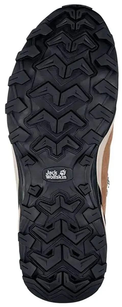 Jack Wolfskin Refugio Texapore Mid Wandelschoenen - Dames 36 - Brown/Apricot - afbeelding 2 van 5
