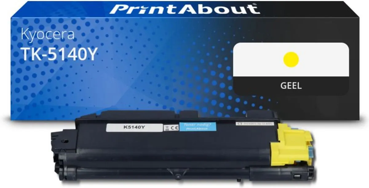 PrintAbout TK-5140Y-PA Toner Geel