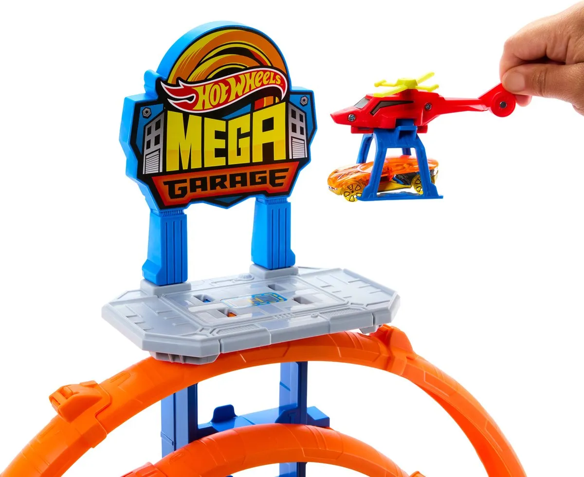 Hot Wheels Mega Loop Garage JBM74 Racebaan - Multicolor