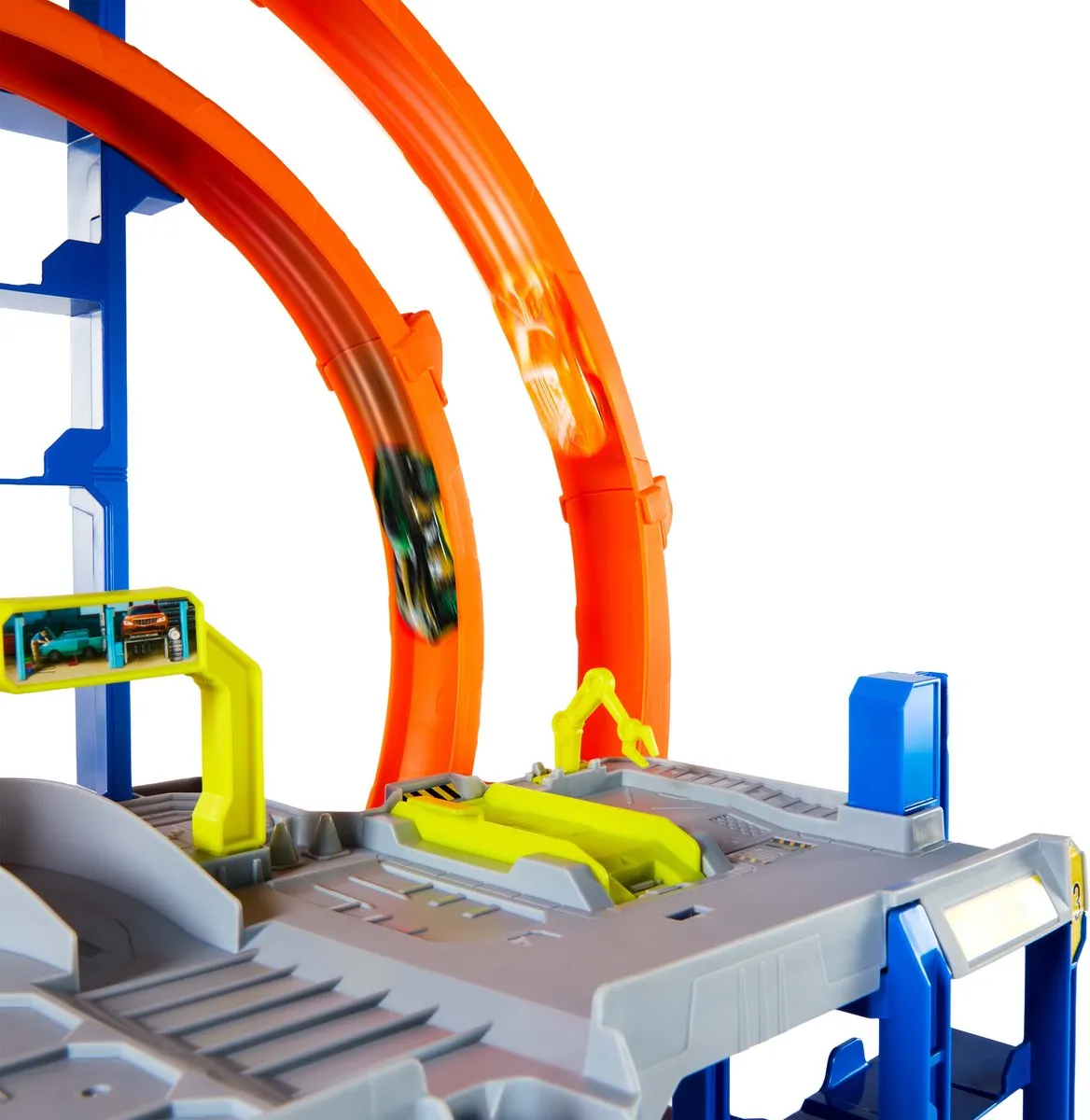 Hot Wheels Mega Loop Garage JBM74 Racebaan - Multicolor