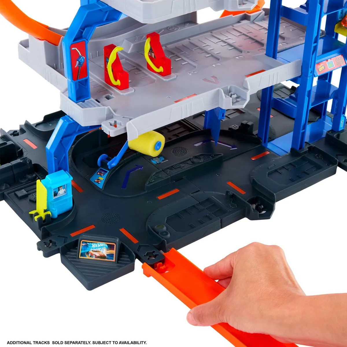 Hot Wheels Mega Loop Garage JBM74 Racebaan - Multicolor - afbeelding 6 van 6