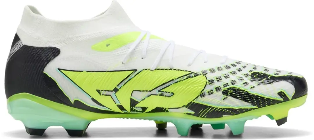 Puma Future 9 Match FG/AG Voetbalschoenen - 46 - Yellow Alert-Mint Jelly - afbeelding 3 van 6