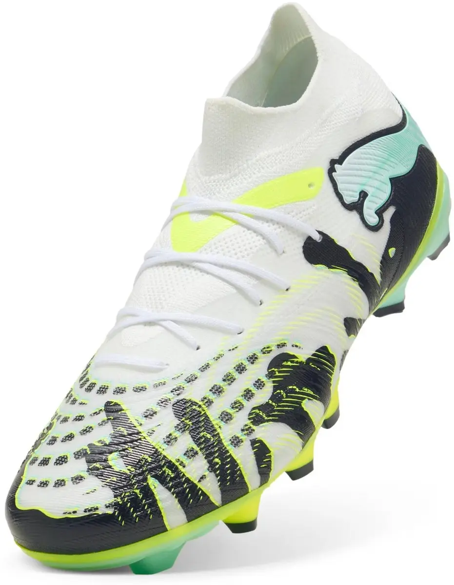 Puma Future 9 Match FG/AG Voetbalschoenen - 46 - Yellow Alert-Mint Jelly - afbeelding 6 van 6