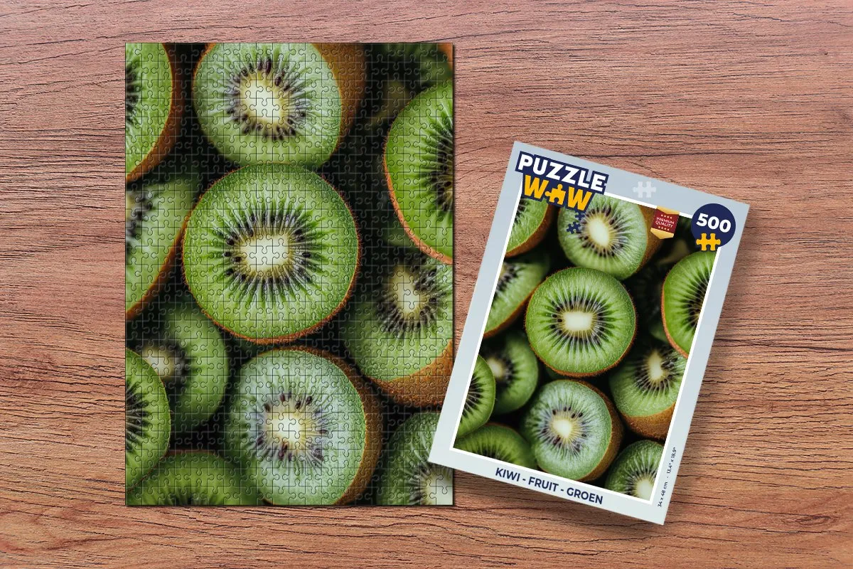 PuzzleWow Kiwi Legpuzzel 500 Stuks - Groen