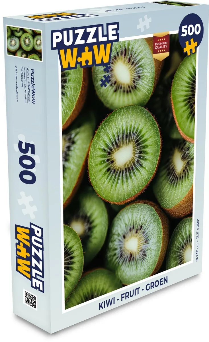 PuzzleWow Kiwi Legpuzzel 500 Stuks
