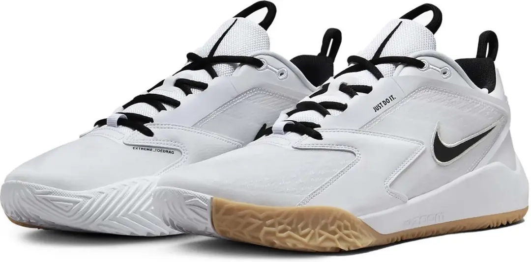 Nike HyperAce 3 Sportschoenen Dames 37.5 - Wit/Zwart - afbeelding 2 van 6