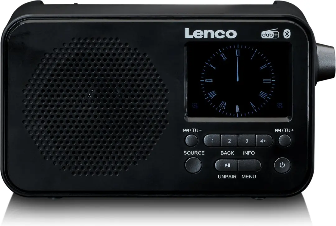 Lenco PDR-036BK DAB/FM Radio - Bluetooth - Zwart - afbeelding 5 van 6