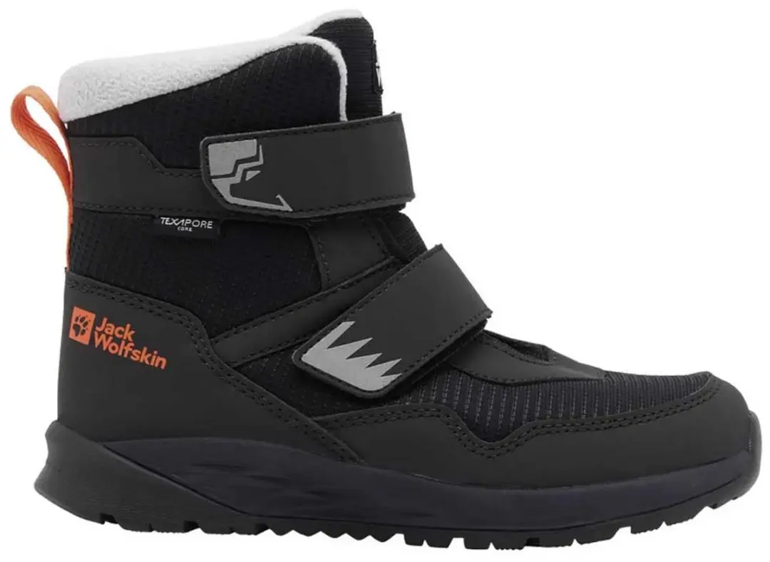 Jack Wolfskin Polar Bear-b Texapore Mid Vc Sneeuwlaarzen Zwart EU 28 Kinderen