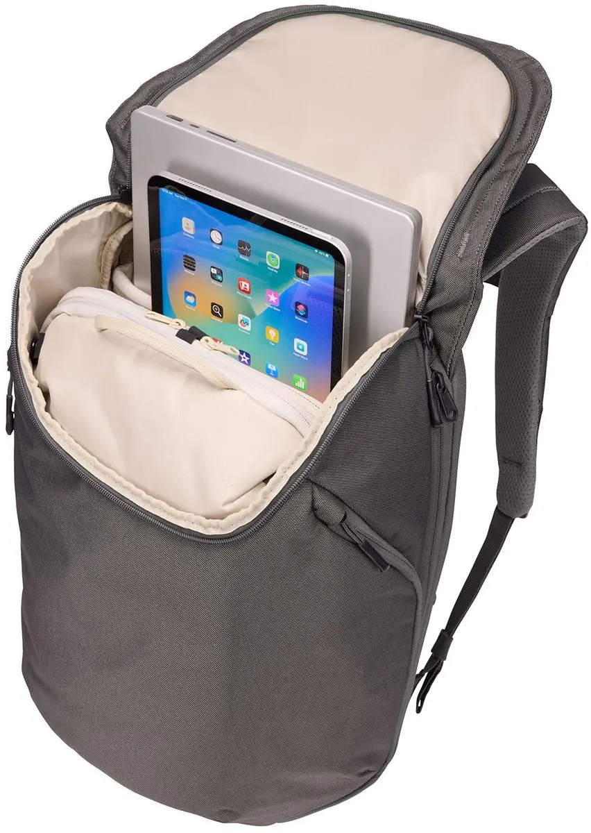 Thule Subterra 2 Expandable Travel Backpack 26L - 16 inch Laptopvak - Vetiver Gray - afbeelding 6 van 6